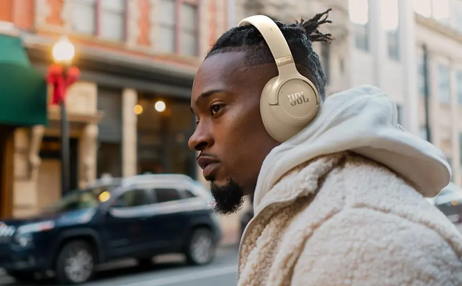 JBL Tune 780NC Draadloze Over-Ear Koptelefoon met Noise Cancelling Beige afbeelding 4