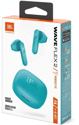 JBL Wave Flex 2 In-Ear Draadloze Bluetooth Oordopjes Blauw afbeelding 11