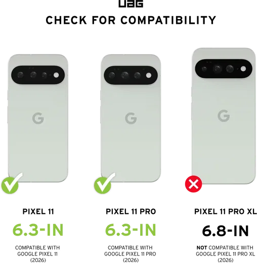 Urban Armor Gear Scout Google Pixel 11 / 11 Pro Hoesje Back Cover Zwart afbeelding 3