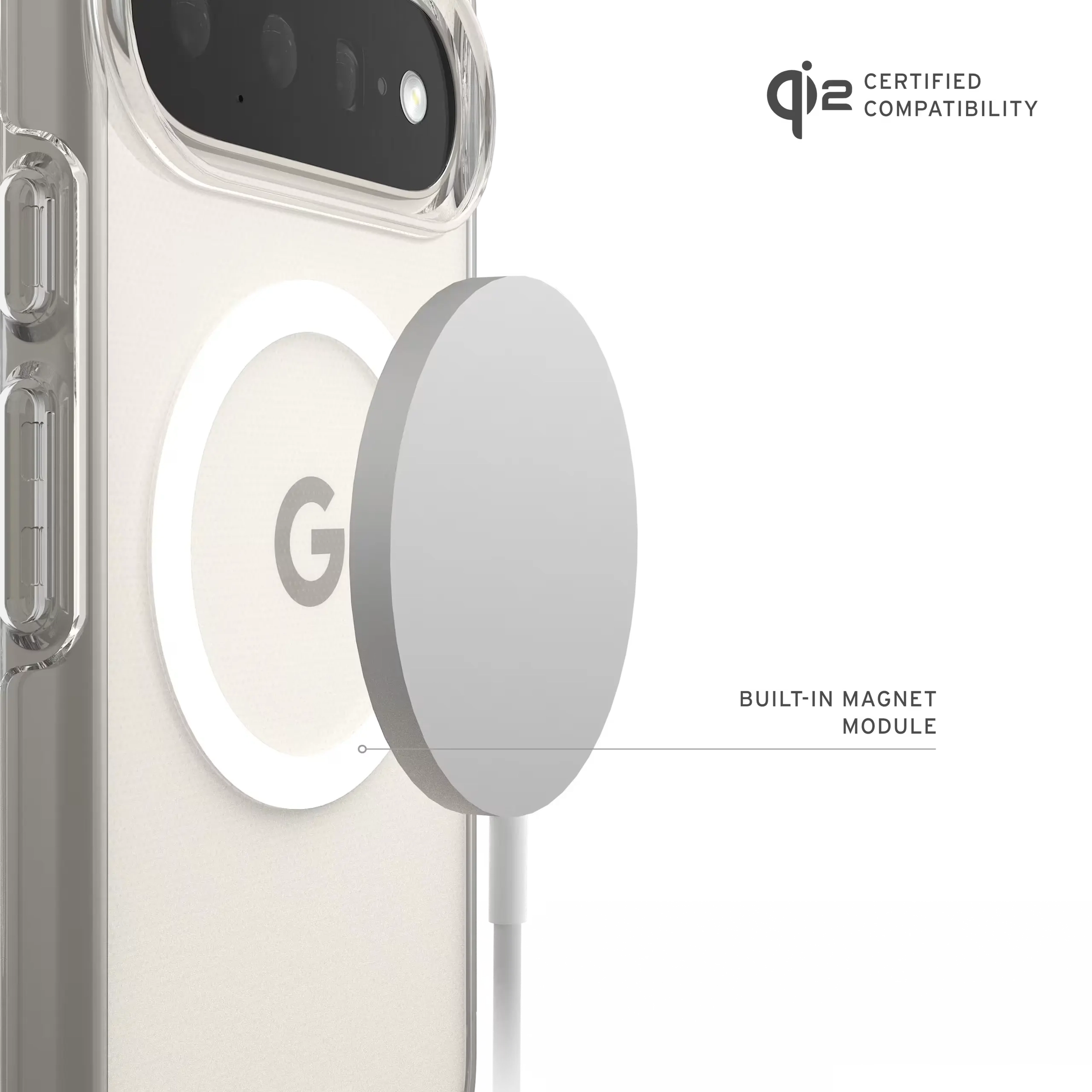 Urban Armor Gear Scout Google Pixel 11 / 11 Pro MagSafe Hoesje Transparant afbeelding 4