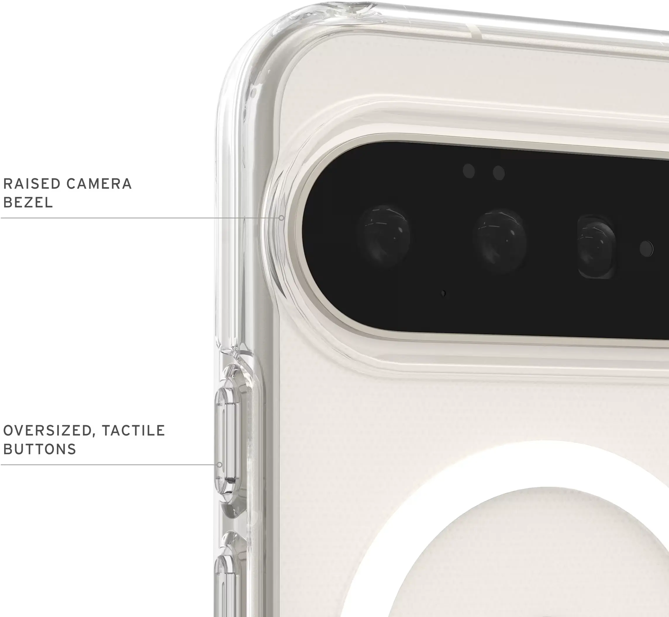 Urban Armor Gear Scout Google Pixel 11 / 11 Pro MagSafe Hoesje Transparant afbeelding 5