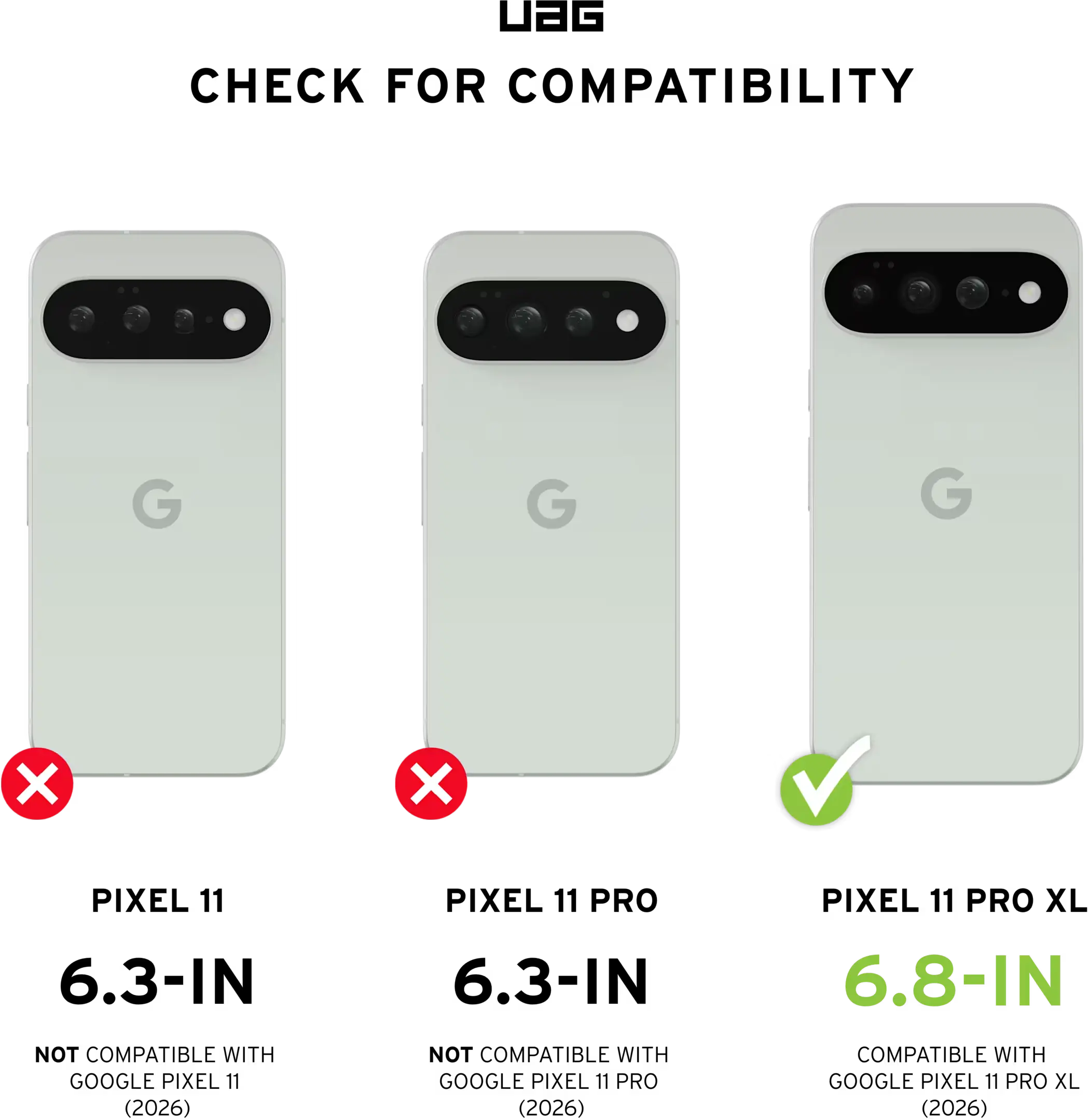 Urban Armor Gear Scout Google Pixel 11 Pro XL Hoesje Back Cover Zwart afbeelding 3