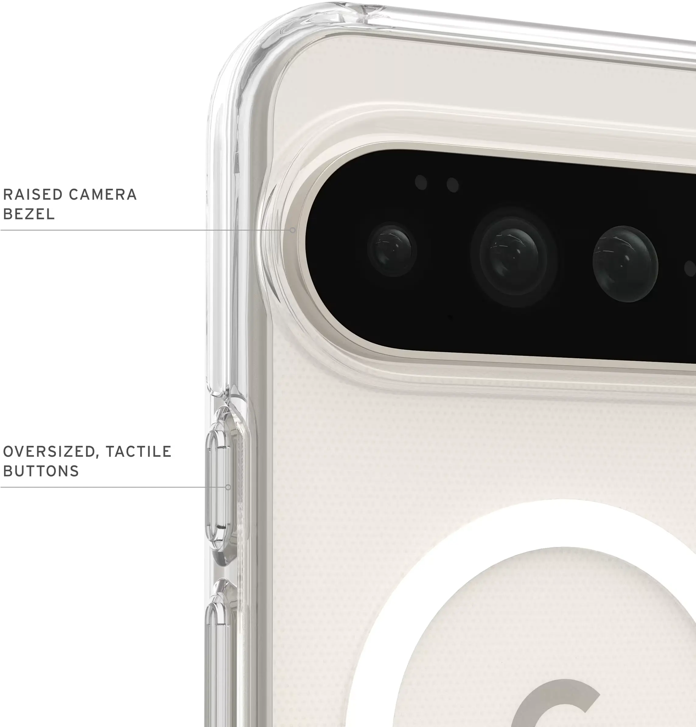 Urban Armor Gear Scout Google Pixel 11 Pro XL MagSafe Hoesje Transparant afbeelding 5