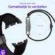 SBG Gevlochten Nylon - Samsung Galaxy Watch 9 / 8 Bandje - Zwart afbeelding 3