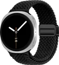 SBG Gevlochten Nylon - Samsung Galaxy Watch 9 / 8 Bandje - Zwart
