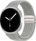 SBG Gevlochten Nylon - Samsung Galaxy Watch 9 / 8 Bandje - Wit