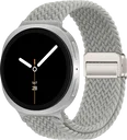 SBG Gevlochten Nylon - Samsung Galaxy Watch 9 / 8 Bandje - Wit