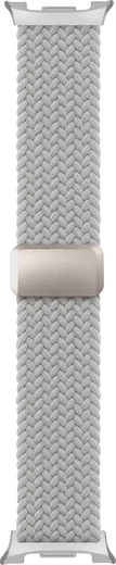 SBG Gevlochten Nylon - Samsung Galaxy Watch 9 / 8 Bandje - Wit afbeelding 10