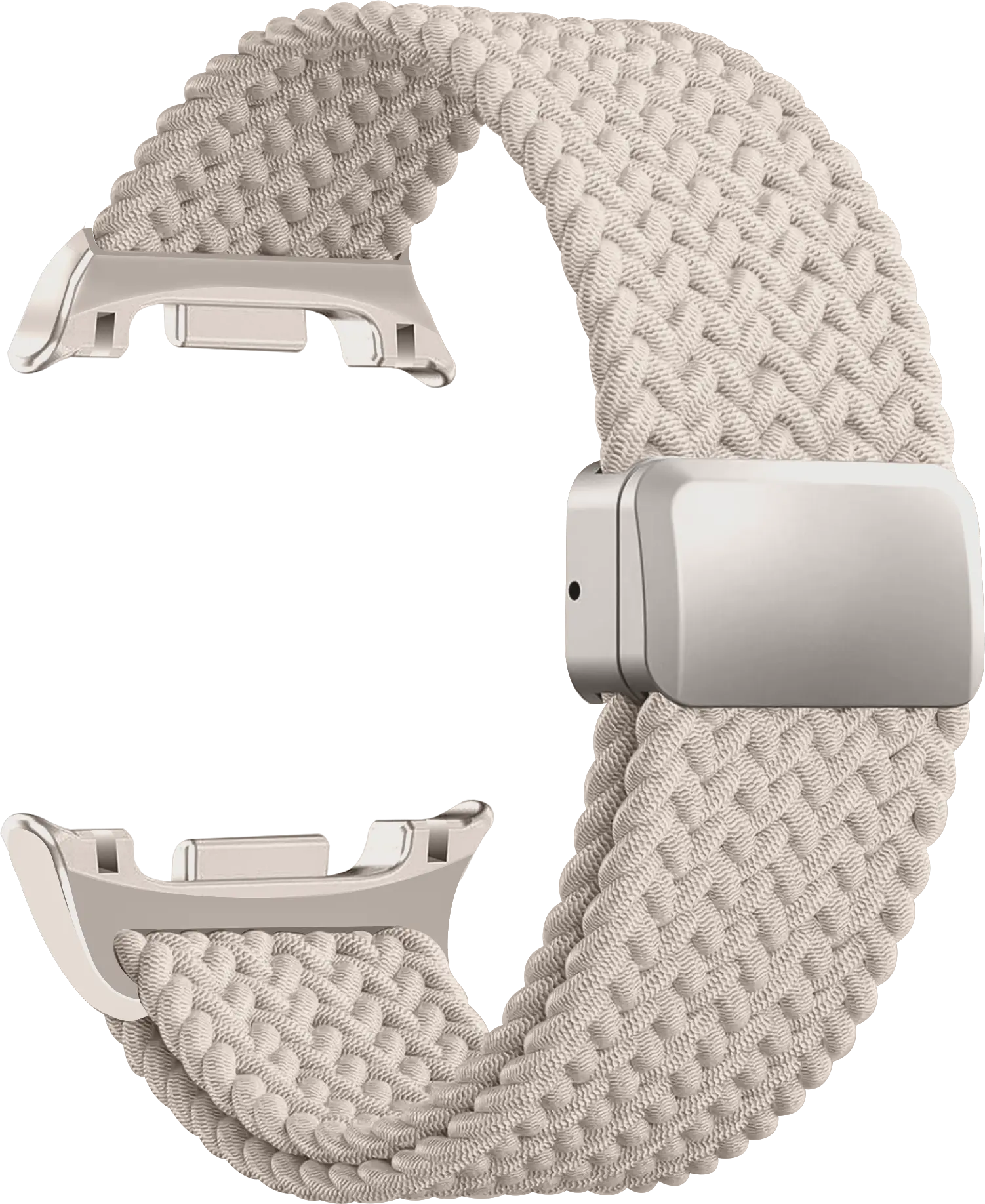 SBG Gevlochten Nylon - Samsung Galaxy Watch 9 / 8 Bandje - Sterrenlicht afbeelding 9
