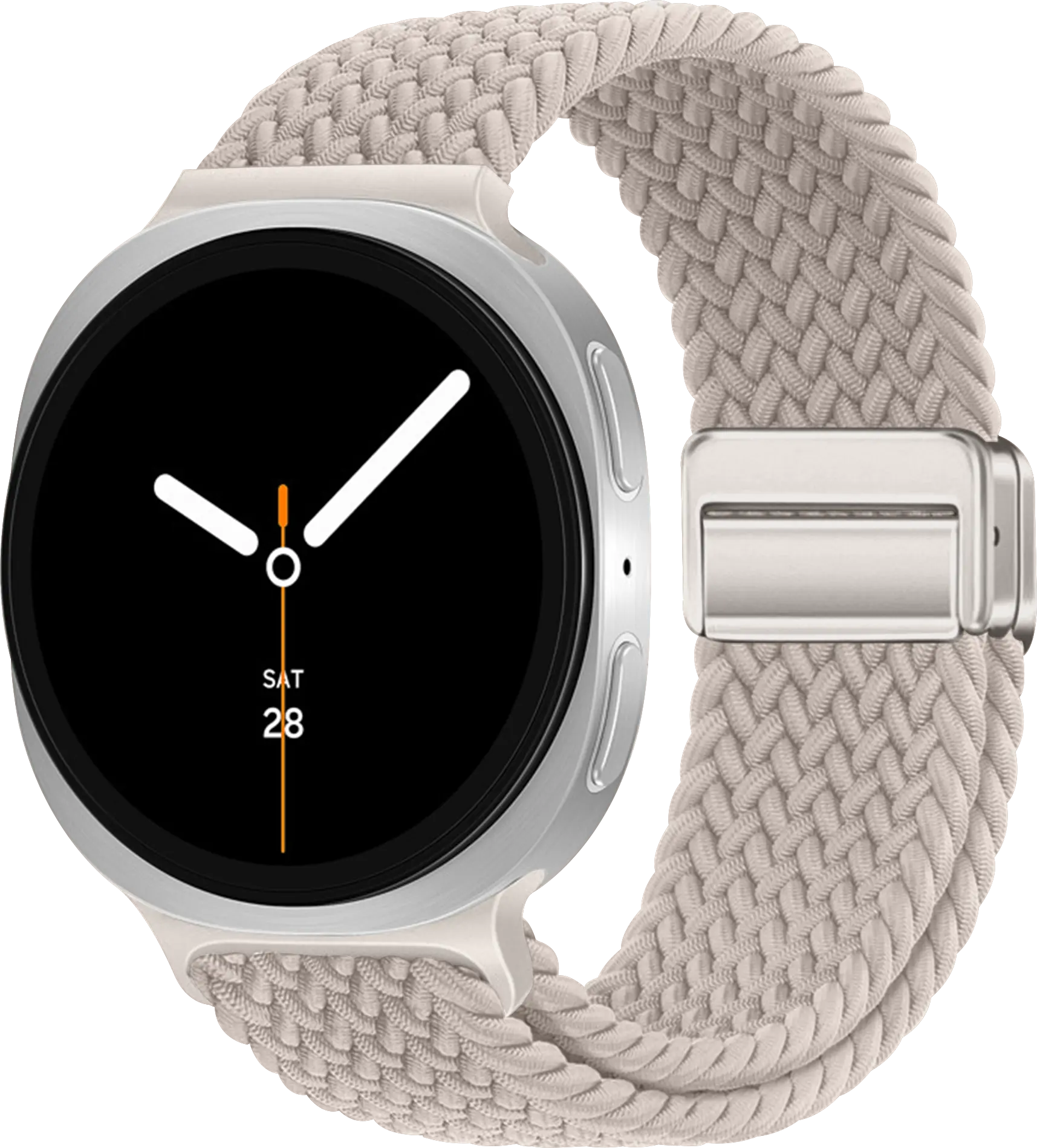 SBG Gevlochten Nylon - Samsung Galaxy Watch 9 / 8 Bandje - Sterrenlicht afbeelding 1