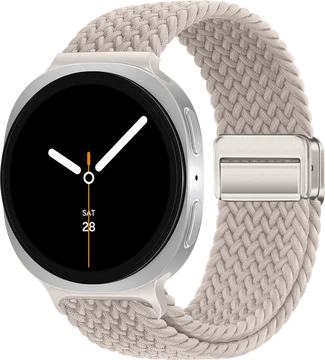 SBG Gevlochten Nylon - Samsung Galaxy Watch 9 / 8 Bandje - Sterrenlicht