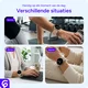 SBG Gevlochten Nylon - Samsung Galaxy Watch 9 / 8 Bandje - Sterrenlicht afbeelding 6