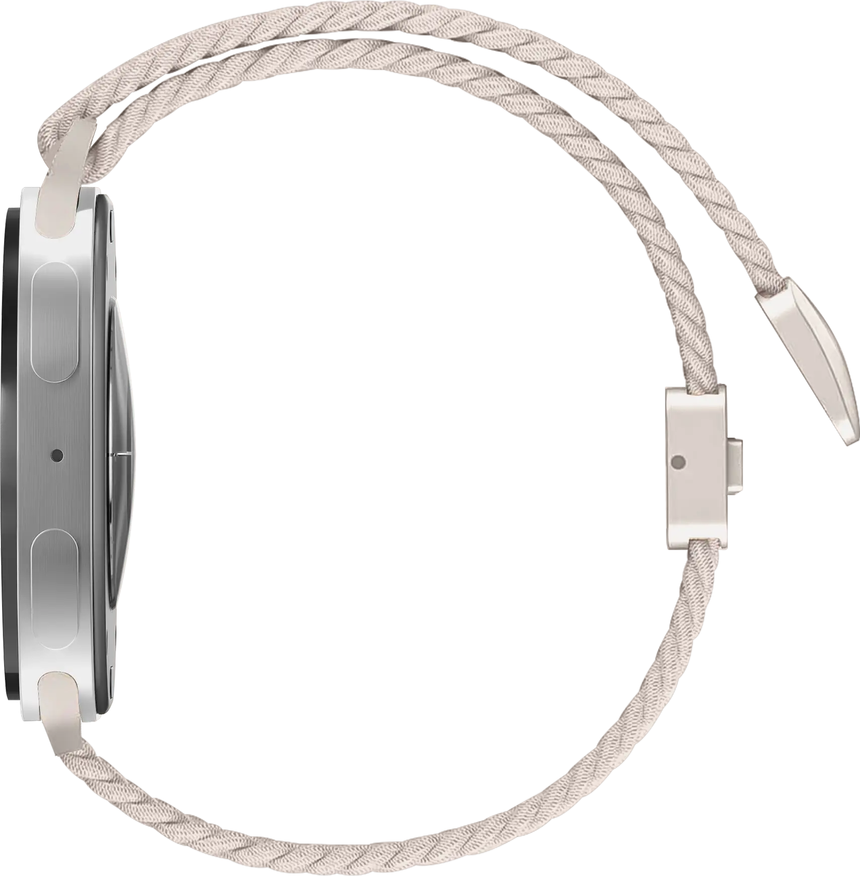 SBG Gevlochten Nylon - Samsung Galaxy Watch 9 / 8 Bandje - Sterrenlicht afbeelding 8