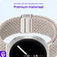 SBG Gevlochten Nylon - Samsung Galaxy Watch 9 / 8 Bandje - Sterrenlicht afbeelding 5