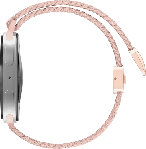 SBG Gevlochten Nylon - Samsung Galaxy Watch 9 / 8 Bandje - Roze afbeelding 8