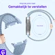 SBG Gevlochten Nylon - Samsung Galaxy Watch 9 / 8 Bandje - Lichtblauw afbeelding 3