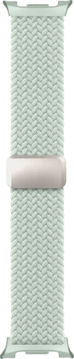 SBG Gevlochten Nylon - Samsung Galaxy Watch 9 / 8 Bandje - Lichtgroen afbeelding 10