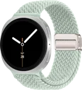 SBG Gevlochten Nylon - Samsung Galaxy Watch 9 / 8 Bandje - Lichtgroen
