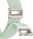 SBG Gevlochten Nylon - Samsung Galaxy Watch 9 / 8 Bandje - Lichtgroen afbeelding 11
