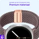 SBG Gevlochten Nylon - Samsung Galaxy Watch 9 / 8 Bandje - Smokey Purple afbeelding 5