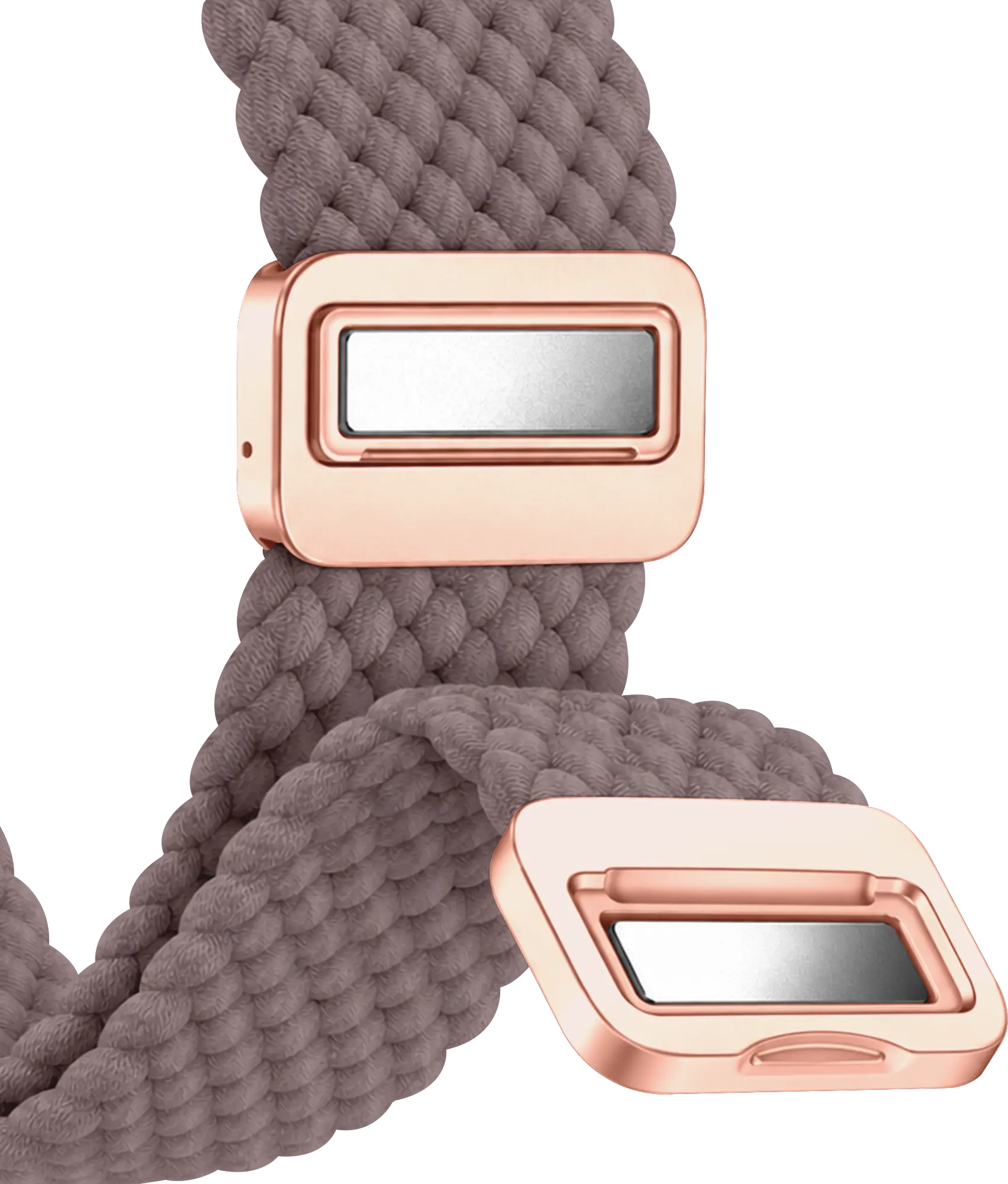 SBG Gevlochten Nylon - Samsung Galaxy Watch 9 / 8 Bandje - Smokey Purple afbeelding 11