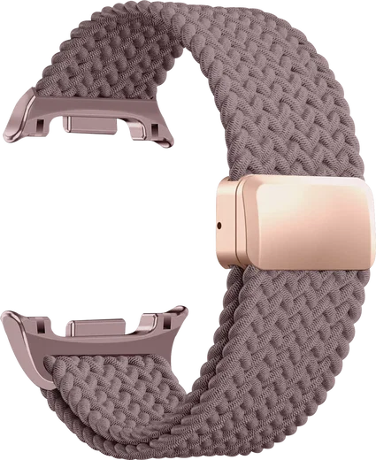 SBG Gevlochten Nylon - Samsung Galaxy Watch 9 / 8 Bandje - Smokey Purple afbeelding 9