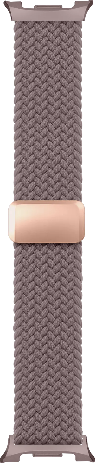 SBG Gevlochten Nylon - Samsung Galaxy Watch 9 / 8 Bandje - Smokey Purple afbeelding 10