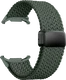 SBG Gevlochten Nylon - Samsung Galaxy Watch Ultra / 2 Bandje - Groen afbeelding 9