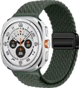 SBG Gevlochten Nylon - Samsung Galaxy Watch Ultra / 2 Bandje - Groen