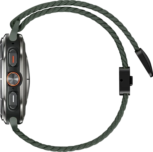 SBG Gevlochten Nylon - Samsung Galaxy Watch Ultra / 2 Bandje - Groen afbeelding 8