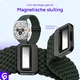 SBG Gevlochten Nylon - Samsung Galaxy Watch Ultra / 2 Bandje - Groen afbeelding 2