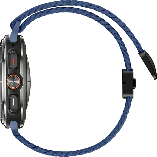 SBG Gevlochten Nylon - Samsung Galaxy Watch Ultra / 2 Bandje - Blauw afbeelding 8