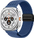 SBG Gevlochten Nylon - Samsung Galaxy Watch Ultra / 2 Bandje - Blauw