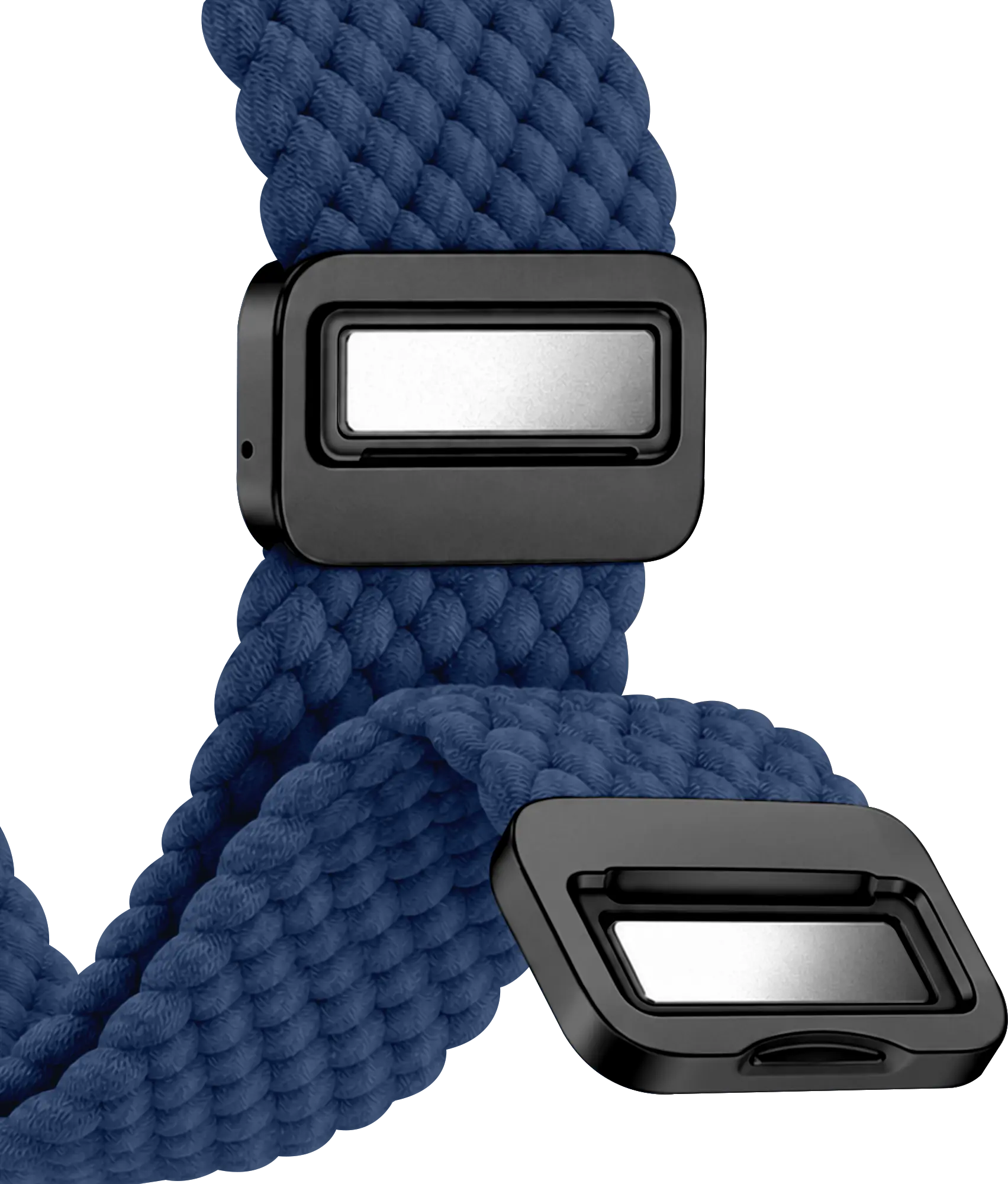 SBG Gevlochten Nylon - Samsung Galaxy Watch Ultra / 2 Bandje - Blauw afbeelding 11