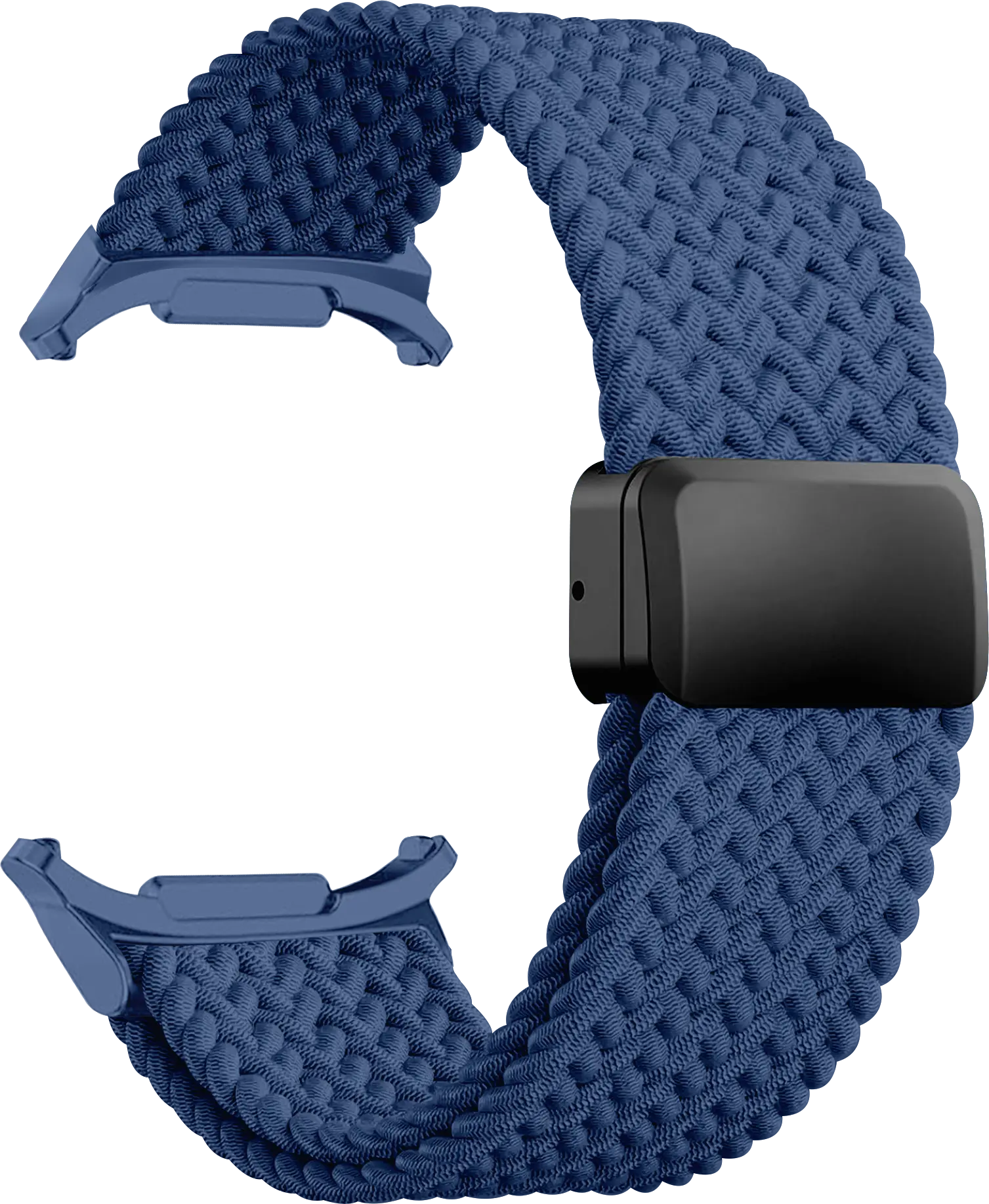 SBG Gevlochten Nylon - Samsung Galaxy Watch Ultra / 2 Bandje - Blauw afbeelding 9