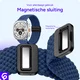 SBG Gevlochten Nylon - Samsung Galaxy Watch Ultra / 2 Bandje - Blauw afbeelding 2