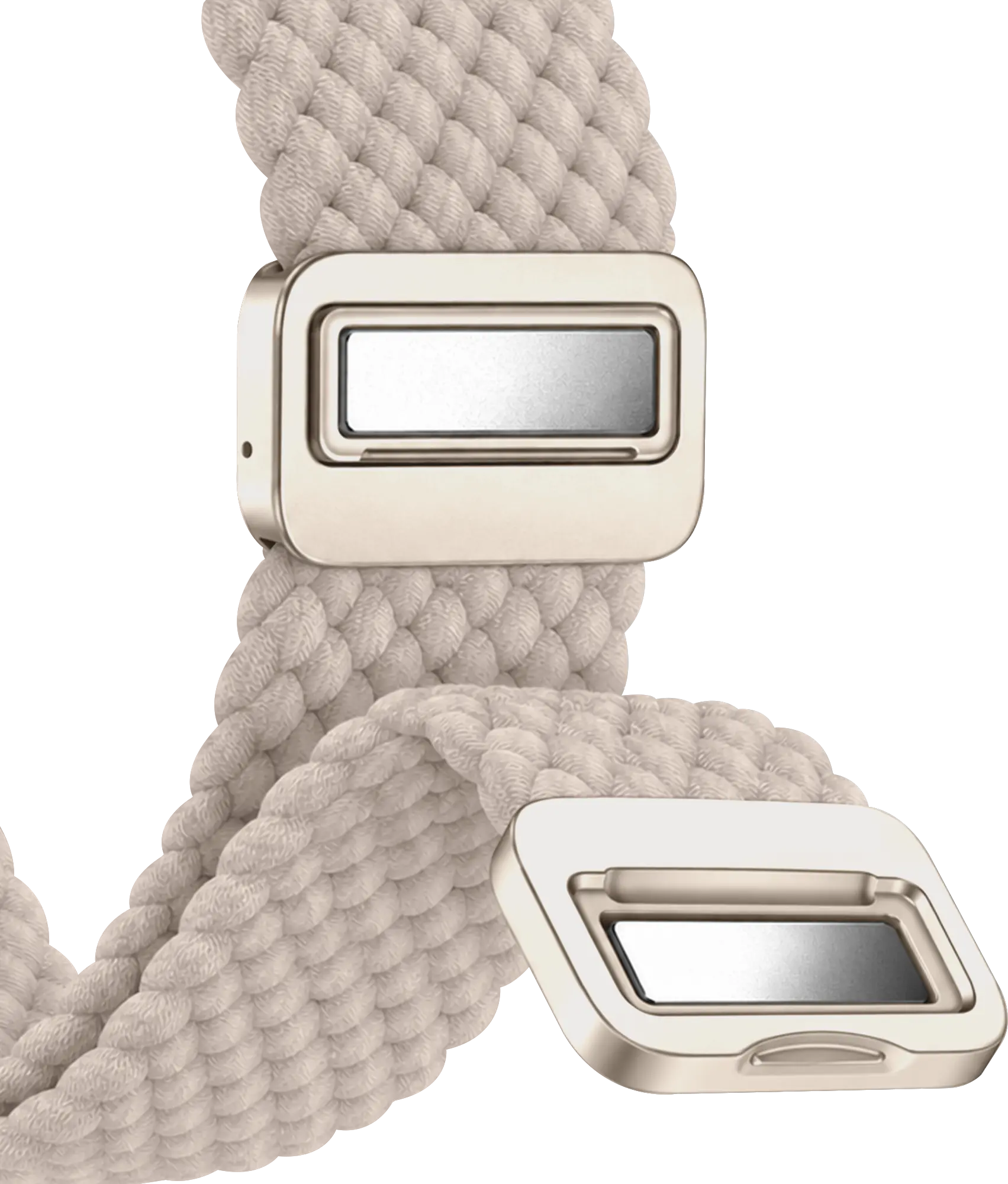 SBG Gevlochten Nylon - Samsung Galaxy Watch Ultra / 2 Bandje - Sterrenlicht afbeelding 11