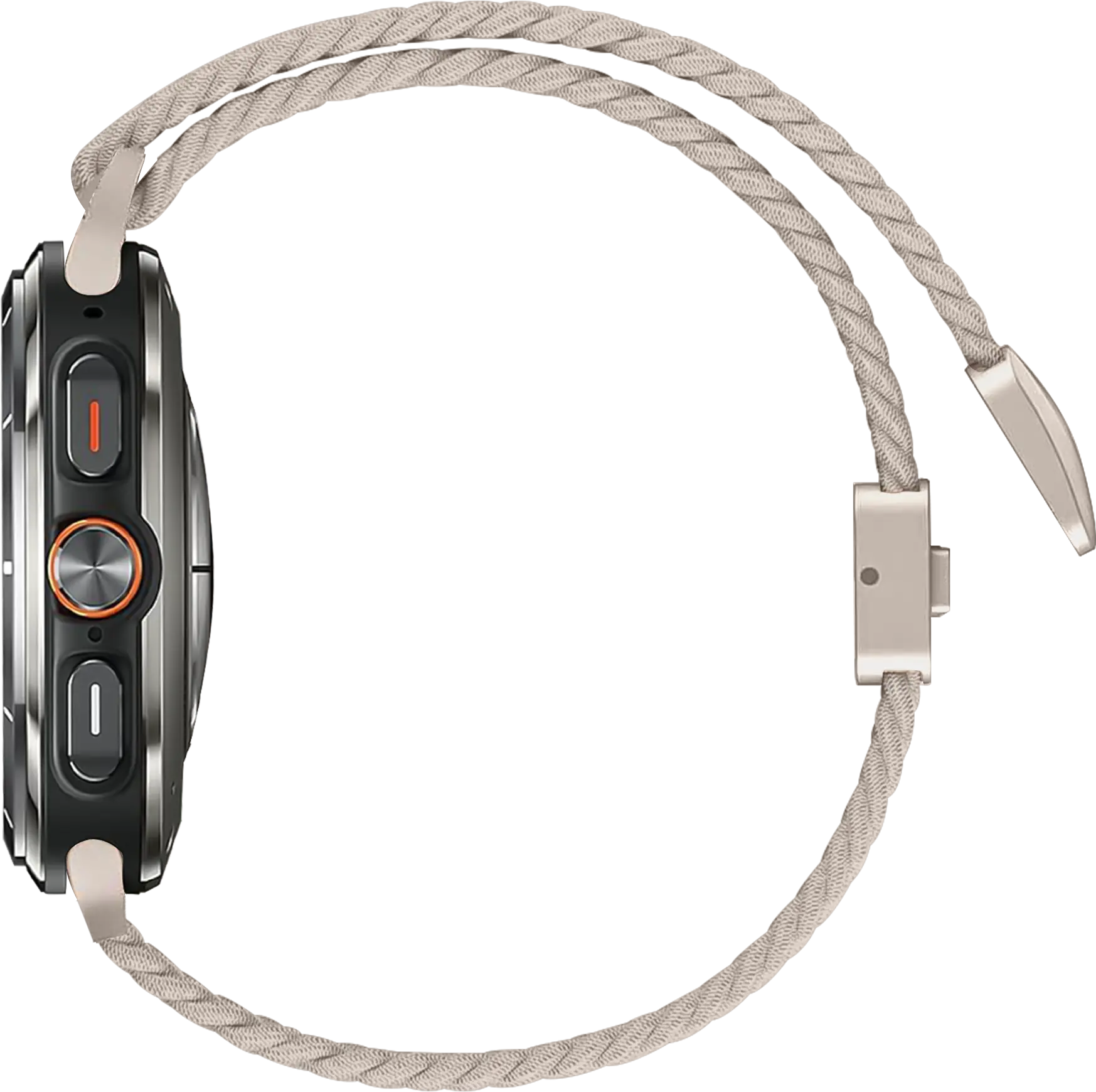 SBG Gevlochten Nylon - Samsung Galaxy Watch Ultra / 2 Bandje - Sterrenlicht afbeelding 8