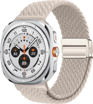 SBG Gevlochten Nylon - Samsung Galaxy Watch Ultra / 2 Bandje - Sterrenlicht
