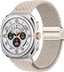 SBG Gevlochten Nylon - Samsung Galaxy Watch Ultra / 2 Bandje - Sterrenlicht afbeelding 1