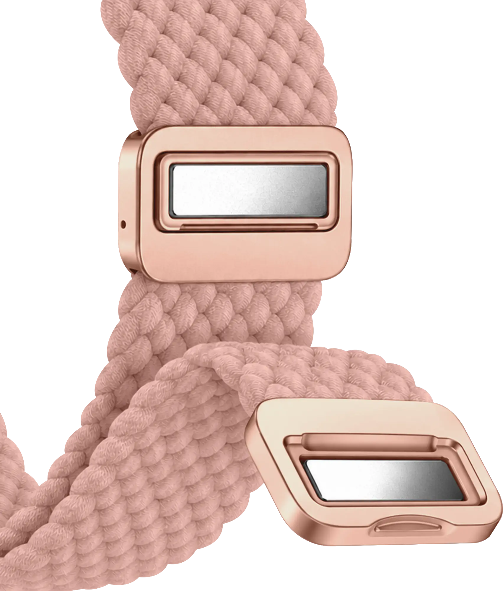SBG Gevlochten Nylon - Samsung Galaxy Watch Ultra / 2 Bandje - Roze afbeelding 11