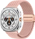SBG Gevlochten Nylon - Samsung Galaxy Watch Ultra / 2 Bandje - Roze