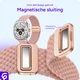 SBG Gevlochten Nylon - Samsung Galaxy Watch Ultra / 2 Bandje - Roze afbeelding 2