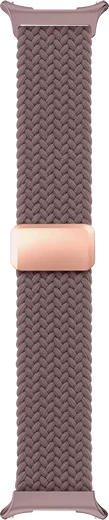 SBG Gevlochten Nylon - Samsung Galaxy Watch Ultra / 2 Bandje - Smokey Purple afbeelding 10