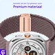 SBG Gevlochten Nylon - Samsung Galaxy Watch Ultra / 2 Bandje - Smokey Purple afbeelding 5