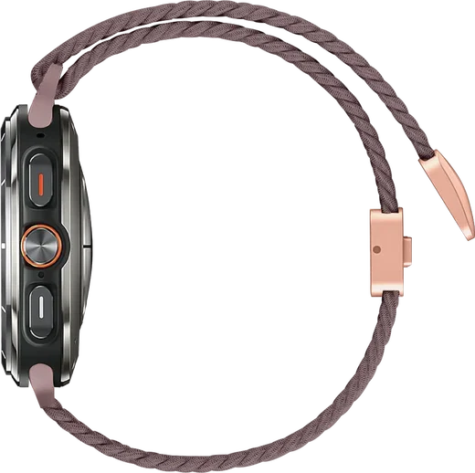 SBG Gevlochten Nylon - Samsung Galaxy Watch Ultra / 2 Bandje - Smokey Purple afbeelding 8