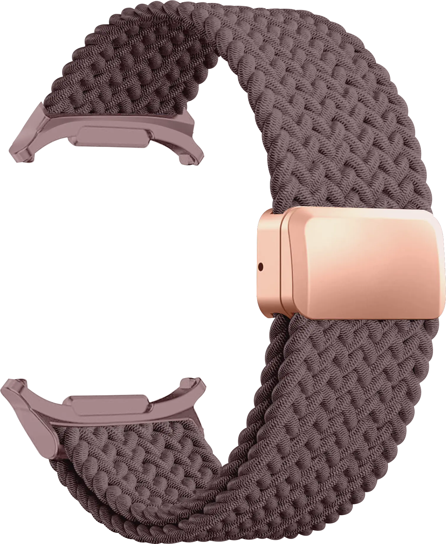 SBG Gevlochten Nylon - Samsung Galaxy Watch Ultra / 2 Bandje - Smokey Purple afbeelding 9