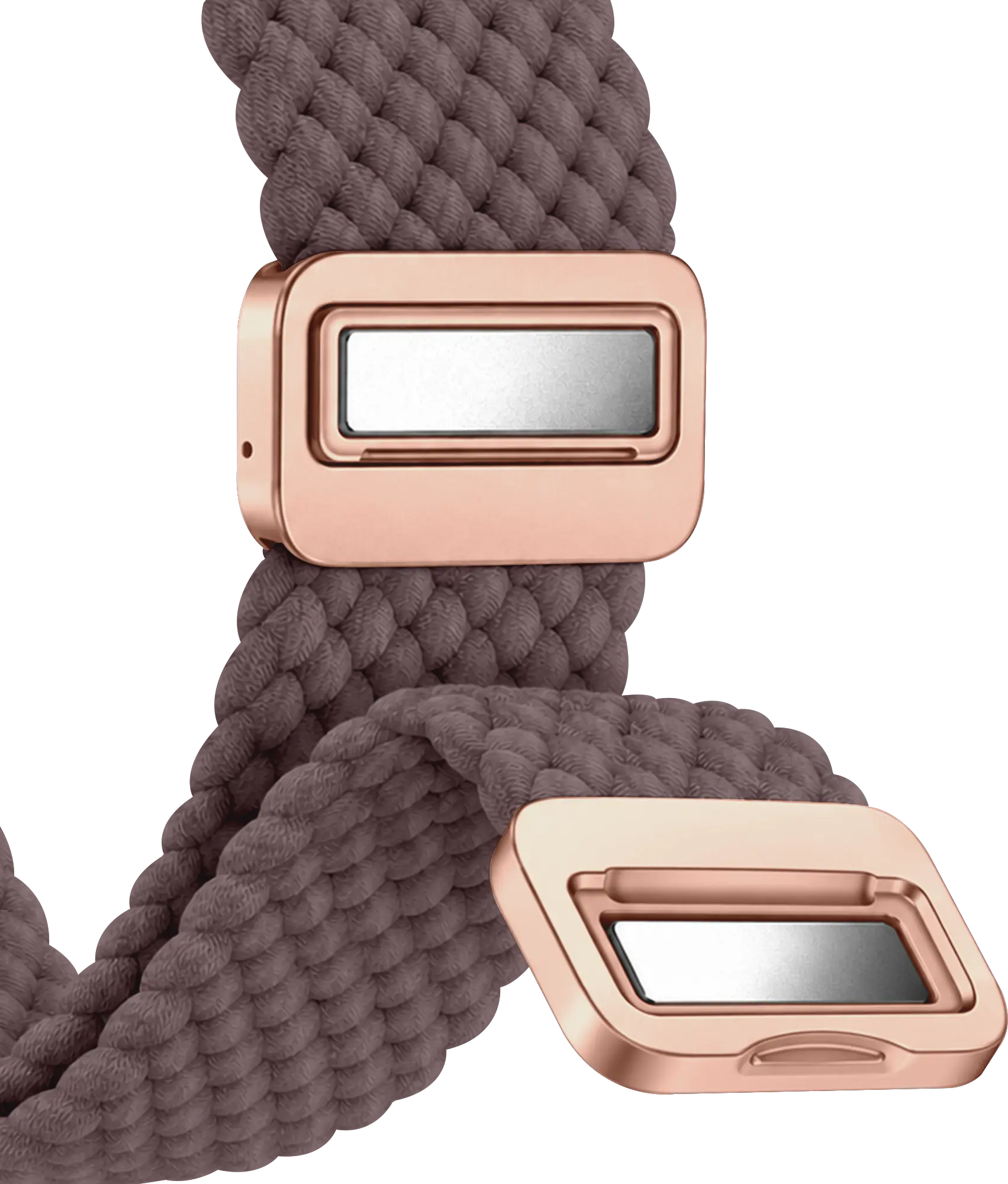 SBG Gevlochten Nylon - Samsung Galaxy Watch Ultra / 2 Bandje - Smokey Purple afbeelding 11