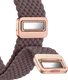 SBG Gevlochten Nylon - Samsung Galaxy Watch Ultra / 2 Bandje - Smokey Purple afbeelding 11