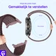 SBG Gevlochten Nylon - Samsung Galaxy Watch Ultra / 2 Bandje - Smokey Purple afbeelding 3